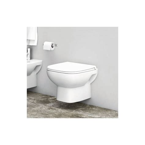 Buy Rak Origin Wall Hung Toilet With Urea Soft Close Seat White Online