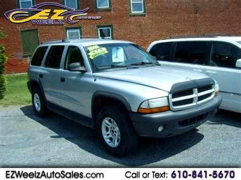 Used 2003 Dodge Durango Sxt 4wd For Sale In Fogelsville Pa 18051 Ez