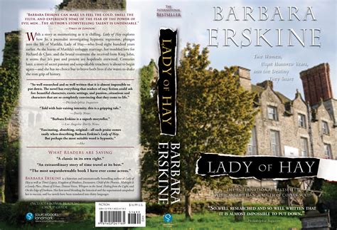Lady Of Hay By Barbara Erskine Us Sourcebooks Power Of Evil Erskine
