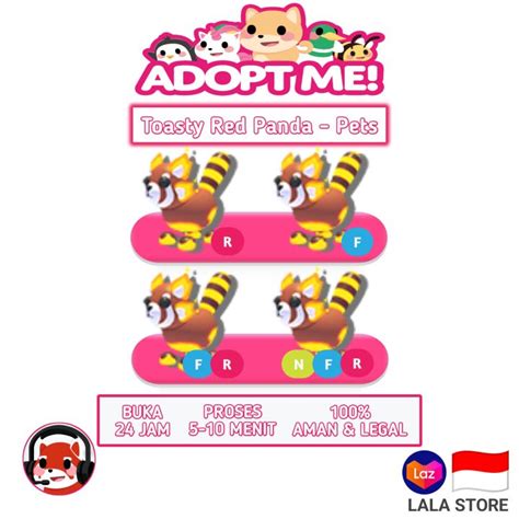 Adopt Me - Toasty Red Panda - Roblox | Lazada Indonesia