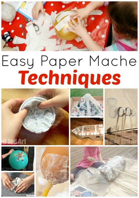 The surface is easy to paint, allowing you to. Paper Mache Techniques - Red Ted Art - Make crafting with ...