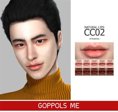 Goppolsme Gpme Natural Lips Cc0210 Swatchesdownloadhq Mod The