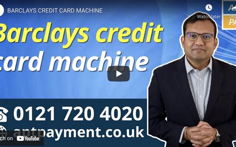 Barclays Credit Card Machine Video Guide