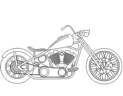Line Drawing Of Harley Davidson Gardenpartyweddingoutfitindonesia