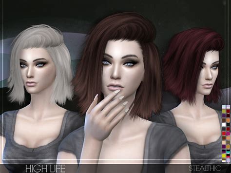 High Life Female Hair By Stealthic At Tsr Sims 4 Updates
