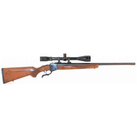 Ruger No 1 220 Swift Caliber Varmint Model Rifle With Burris 6x18