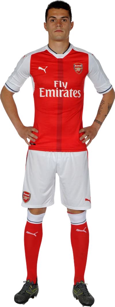 Granit xhaka jersey football player arsenal f.c., granit xhaka png clipart. Granit Xhaka football render - 25878 - FootyRenders