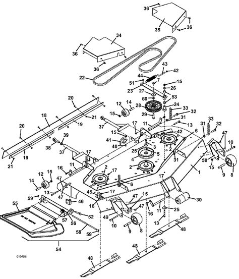 Deck Assembly 61′ 220 225 2002 Grasshopper Lawn Mower Parts Diagrams