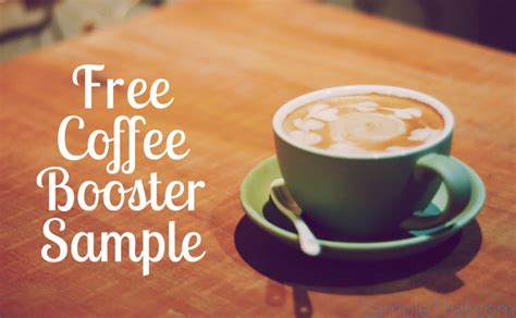 Fill out the form to receive free coffee samples. Free Coffee Booster Sample - SampleThat