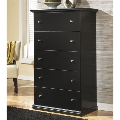 The map and information below will help you find the closest ashley furniture homestore near you. Ashley Furniture Maribel 5 Drawer Wood Chest in Black ...