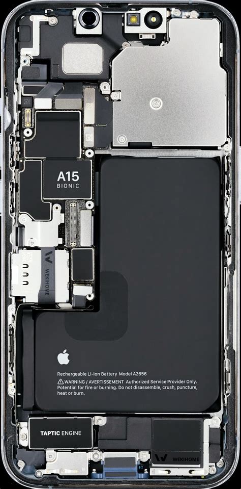 Iphone 13 Pro Max X Ray Internals Iphone Wallpaper Inside Lock