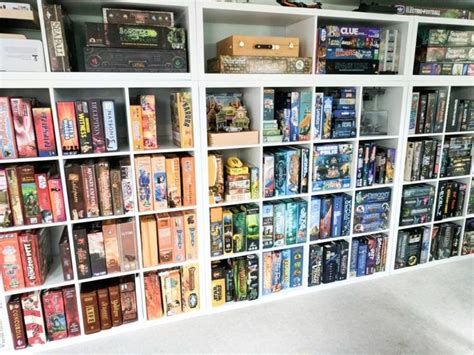 How We Organize And Store Our Board Games Game Room Storage 1000 In