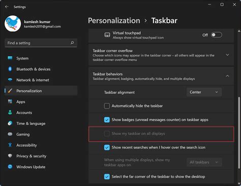 How To Show The Taskbar On All Monitors On Windows 11 Gear Up Windows