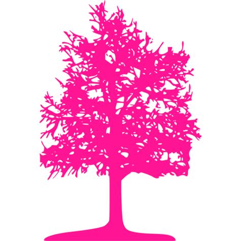 Deep pink tree 26 icon - Free deep pink tree icons png image