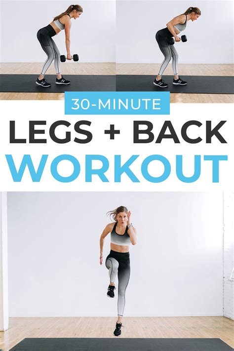 Minute Legs And Back Workout Video Nourish Move Love
