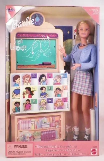 Barbie Sign Language Doll Mattel 25837 In Ob 1999 Toys R Us Exclusive Scarce Asl 12499 Picclick