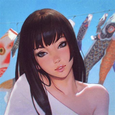 Imagen Anime Original Kr0npr1nz Long Hair Single Blush Looking At
