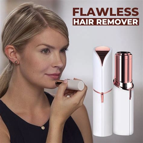 Flawless Facial Painless Hair Remover Rechargeable Black Market