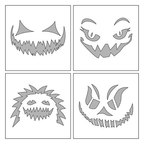 10 Best Free Printable Halloween Pumpkin Stencils