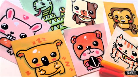 You will then draw the front of the cute animals body. How To Draw Cute Animals - Dog, koala, rabbit, cat, monkey ...