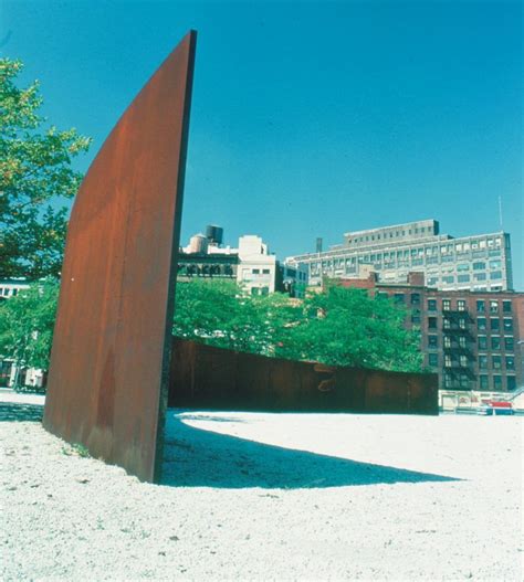 Richard Serra Tilted Arc 1981 Cor Ten Steel 37m Long 37m Tall 6