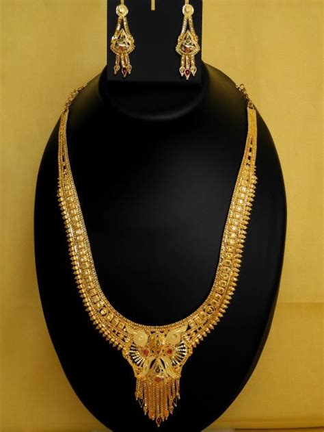 235 Carat Gold Plated Necklace Set 10834 Buy Jewellery Online
