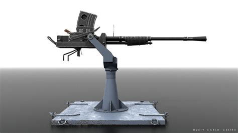 Type 96 25mm At Aa Japanese Single Gun 3d Model By Carlo Cestra