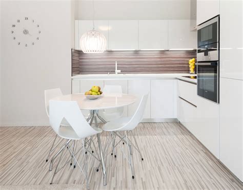 dapur minimalis warna putih majalah rumah