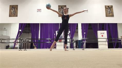 Rhythmic Gymnastics Workout Ball Youtube