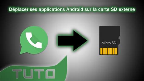 Tuto D Placer Ses Applications Android Sur La Carte Sd Externe Youtube