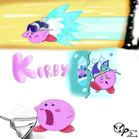 Jet Kirby Mirror Kirby And Normal Kirby By Opz Sigma On Deviantart