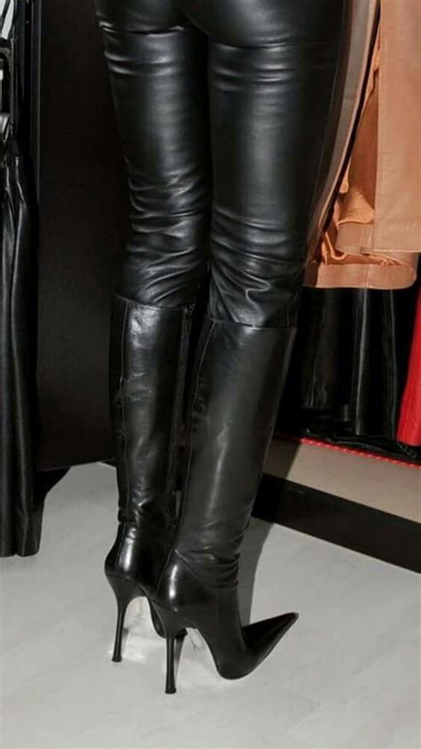 Leather Gloves Women Leather Thigh High Boots Thigh High Boots Heels