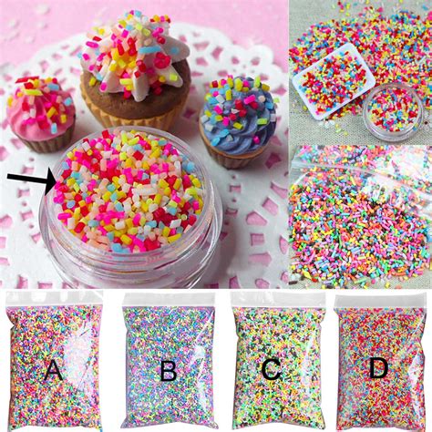 TAOS 100g DIY Polymer Clay Colorful Fake Candy Sweets ...