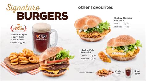 A&w fast food restaurant has return to singapore after 16 years queued up 2 hours just to order! Here's the official A&W Restaurant menu so you can decide ...