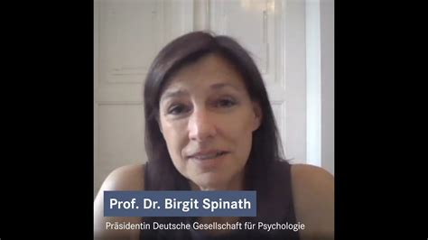 Nachgefragt Interview Mit Prof Dr Birgit Spinath Deutsche