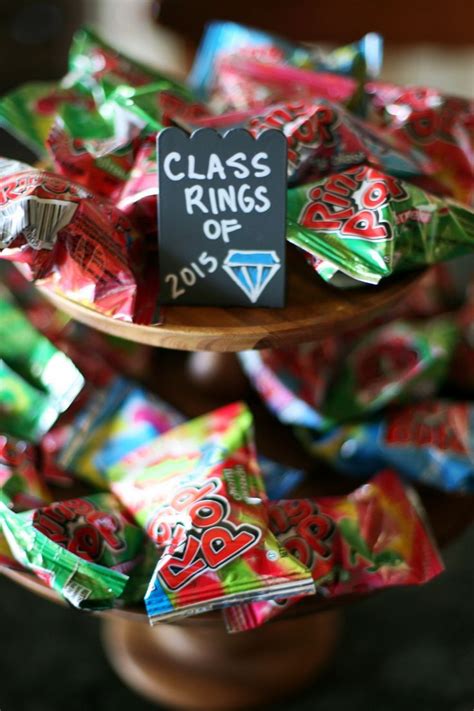 Candy Themed Table Graduation Party Graduation Candy