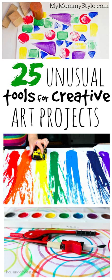 25 Unusual Tools For Creative Art Projects My Mommy Style