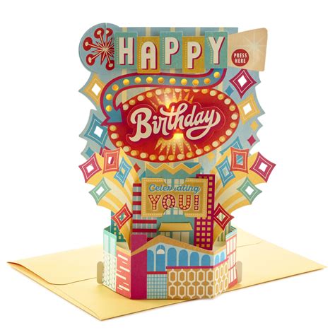 3d Birthday Cards Pop Up 3d Pop Up Card Card From Me