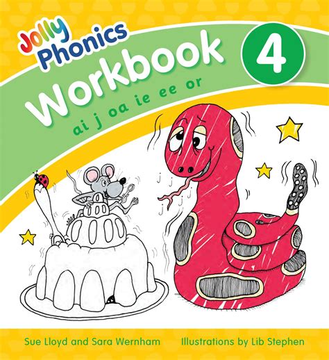 Jolly Phonics Workbook 4 Jl6543 British English Precursive By Jolly