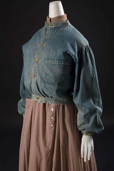 1850s Era Denim Jacket Maggie May Clothing Fine Historical Fashion