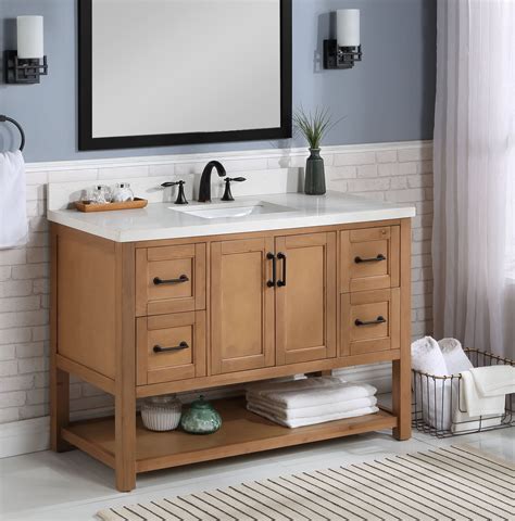 Sink Included Quartz Bathroom Vanities With Tops At