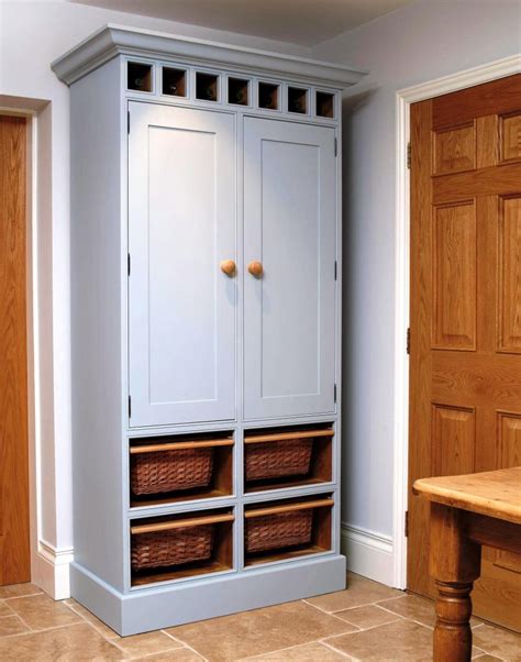 Free Standing Oak Pantry Cabinet Schmidt Gallery Design