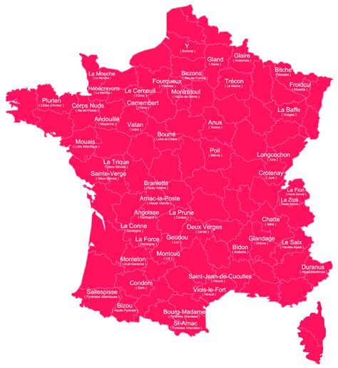 Notre Carte Des Noms De Villes Les Plus Dr Les En France News Paris