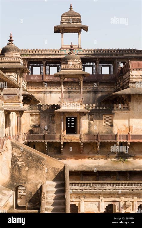 Jahangir Mahal Orchha India Stock Photo Alamy