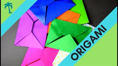 Origami brief falten mit papier.weitere bastelideen wie man aus papier ein kuvert falten kann: Einfacher ORIGAMI BRIEFUMSCHLAG falten DIY - YouTube