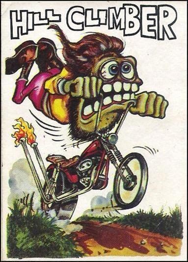 Odd Rods 9 B Jan 1969 Trading Card By Donruss Cartoon Art Ed Roth