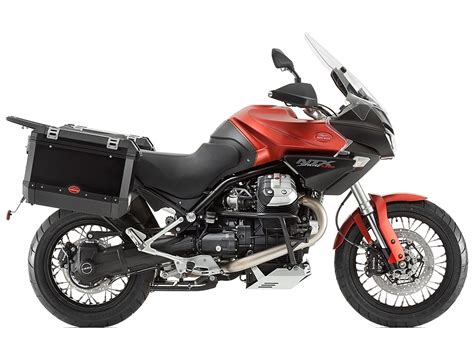 For 2012, the stelvio received a major freshening, most notably an increase in fuel capacity to 8.5 gallons (32 liters)—the largest factory tank in the adv. Moto Guzzi Stelvio 1200 8V NTX ABS (2015) - 2ri.de