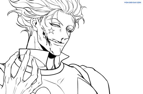 Coloriages Hunter x Hunter. Imprimer au format A4