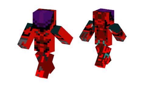 Custom Red Eva Spartan Skin Minecraft Skins