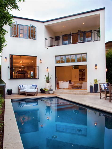 So take a mental vacation and jot down some style notes from these striking swimming pool design ideas. Small Swimming Pool Ideas and Pictures | HGTV's Decorating ...